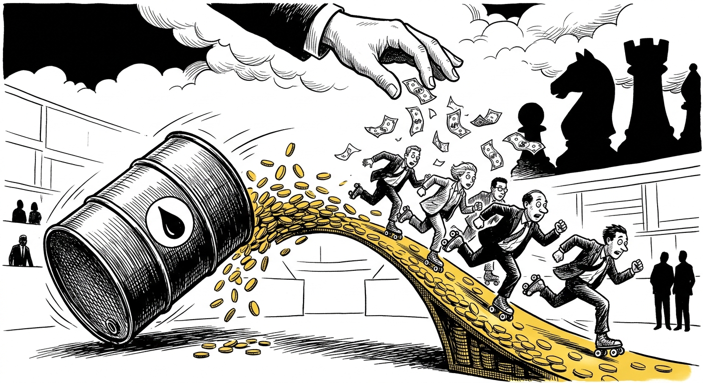 Oil Crash Sparks S&P 500 Rally: Investors Eye Fed Rate Cut Hopes Amid Geopolitical Shift