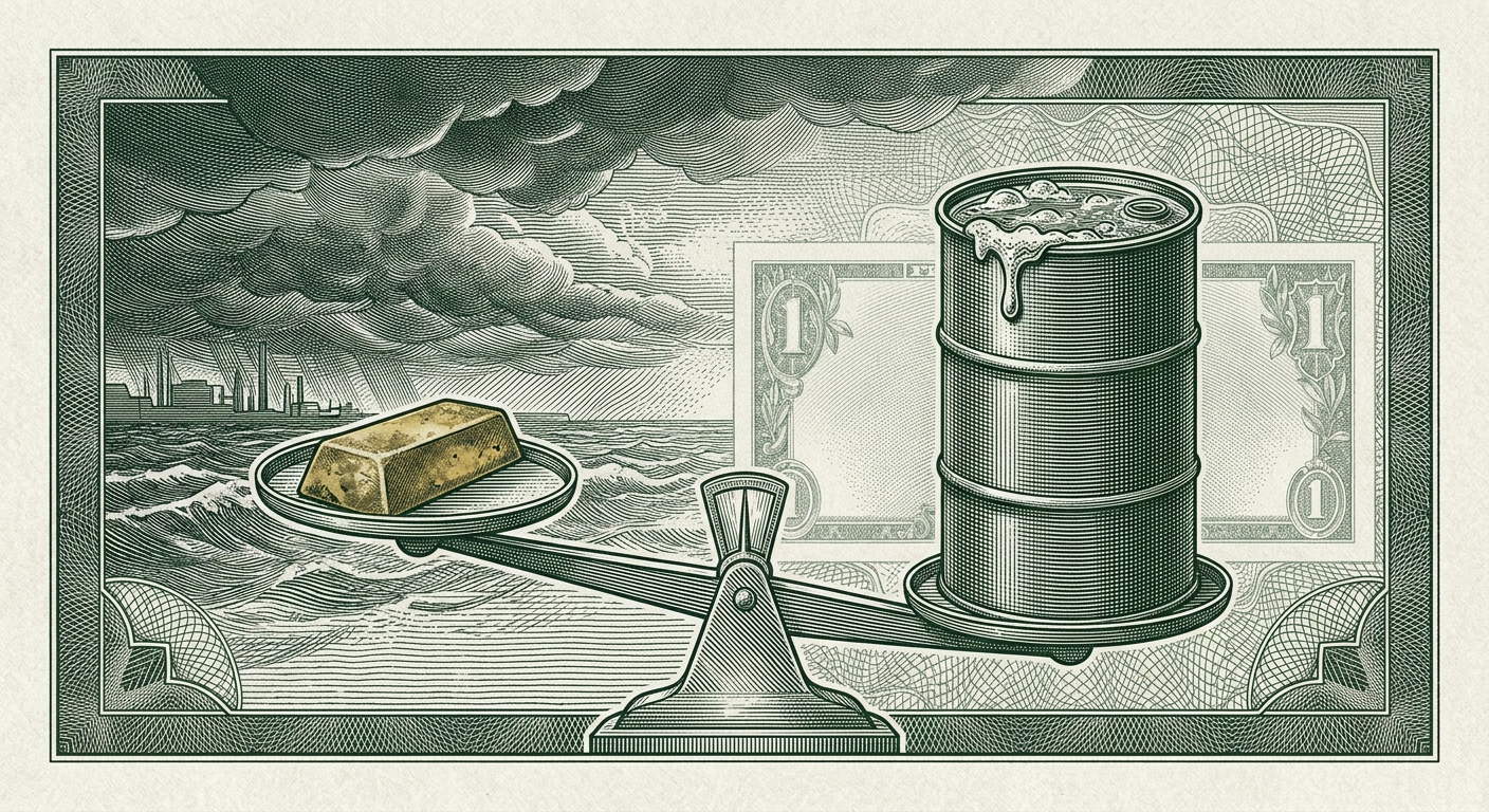 Gold's Shine Dims: Oil Inflation Fears Trump Safe-Haven Appeal