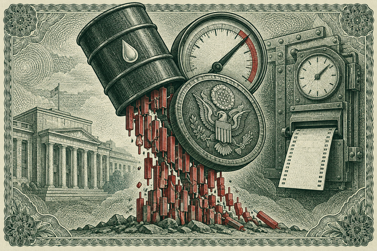 Oil Spike and Rising Treasury Yields Send US Stocks Lower Ahead of Jobs Data